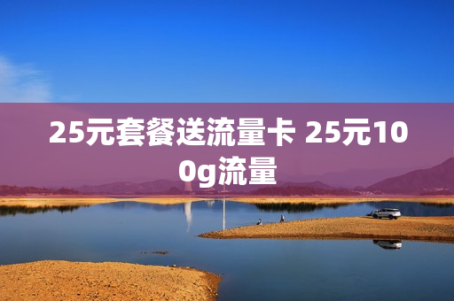 25元套餐送流量卡 25元100g流量