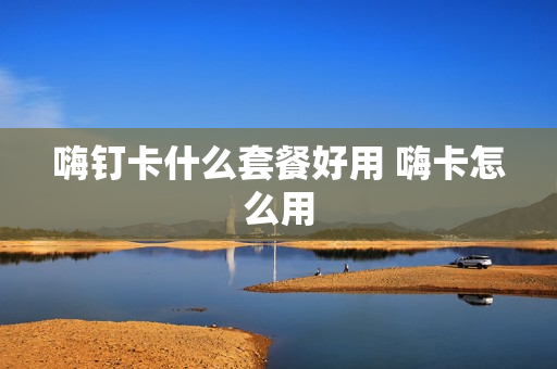 嗨钉卡什么套餐好用 嗨卡怎么用