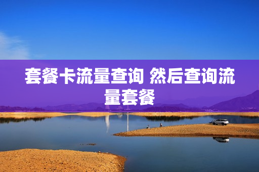 套餐卡流量查询 然后查询流量套餐