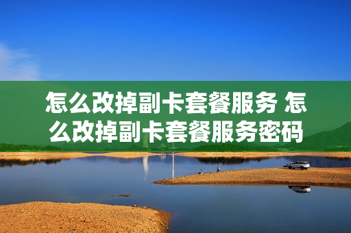 怎么改掉副卡套餐服务 怎么改掉副卡套餐服务密码