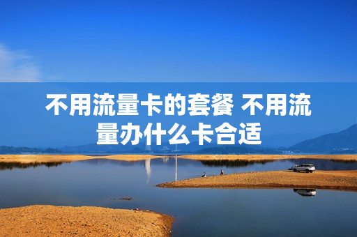 不用流量卡的套餐 不用流量办什么卡合适