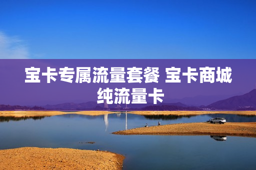 宝卡专属流量套餐 宝卡商城 纯流量卡