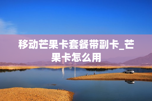 移动芒果卡套餐带副卡_芒果卡怎么用
