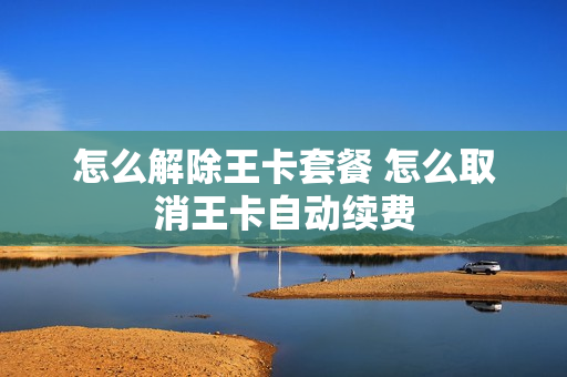 怎么解除王卡套餐 怎么取消王卡自动续费