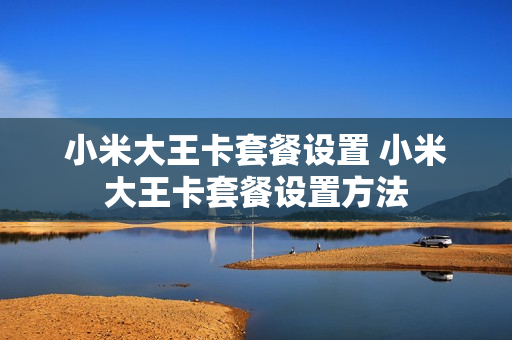 小米大王卡套餐设置 小米大王卡套餐设置方法