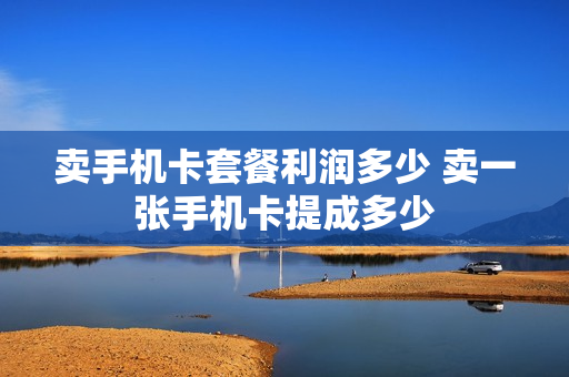 卖手机卡套餐利润多少 卖一张手机卡提成多少