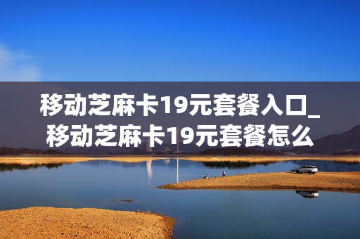 移动芝麻卡19元套餐入口_移动芝麻卡19元套餐怎么样