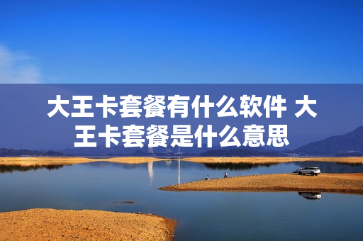 大王卡套餐有什么软件 大王卡套餐是什么意思