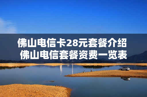 佛山电信卡28元套餐介绍 佛山电信套餐资费一览表