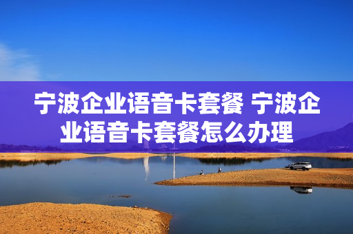 宁波企业语音卡套餐 宁波企业语音卡套餐怎么办理