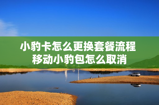 小豹卡怎么更换套餐流程 移动小豹包怎么取消