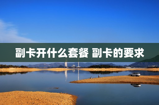 副卡开什么套餐 副卡的要求