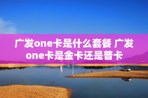 广发one卡是什么套餐 广发one卡是金卡还是普卡