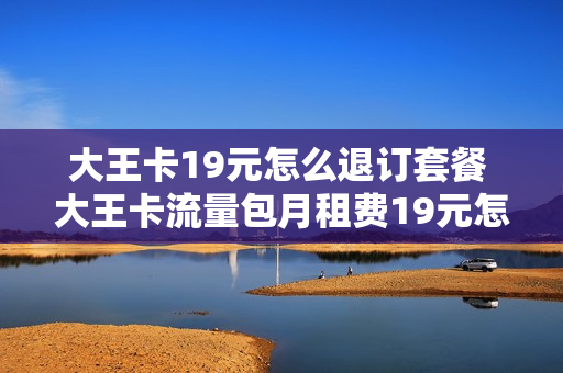 大王卡19元怎么退订套餐 大王卡流量包月租费19元怎么取消
