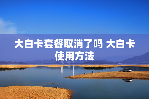 大白卡套餐取消了吗 大白卡使用方法