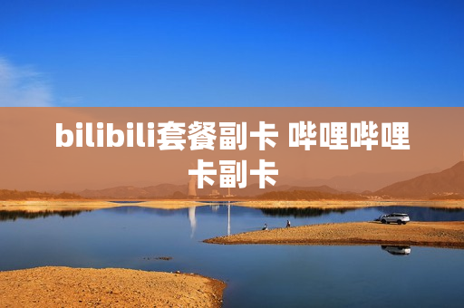bilibili套餐副卡 哔哩哔哩卡副卡