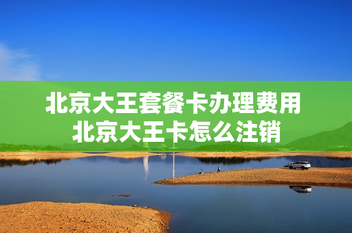 北京大王套餐卡办理费用 北京大王卡怎么注销