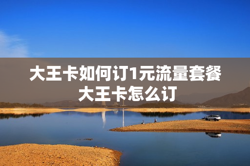 大王卡如何订1元流量套餐 大王卡怎么订