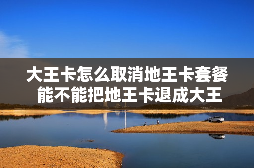 大王卡怎么取消地王卡套餐 能不能把地王卡退成大王卡