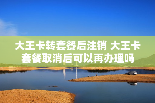 大王卡转套餐后注销 大王卡套餐取消后可以再办理吗