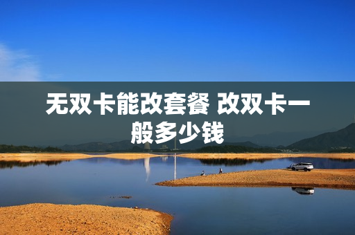 无双卡能改套餐 改双卡一般多少钱