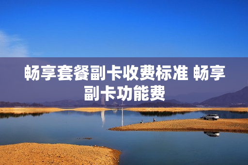 畅享套餐副卡收费标准 畅享副卡功能费