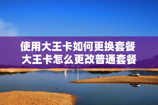 使用大王卡如何更换套餐 大王卡怎么更改普通套餐