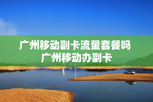 广州移动副卡流量套餐吗 广州移动办副卡