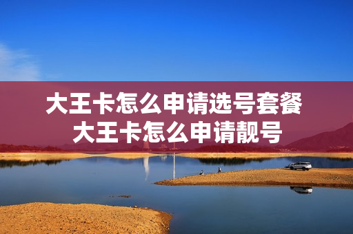 大王卡怎么申请选号套餐 大王卡怎么申请靓号