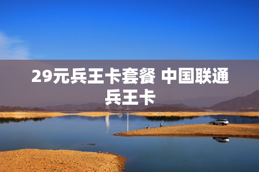 29元兵王卡套餐 中国联通兵王卡