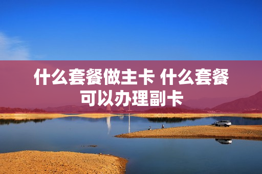 什么套餐做主卡 什么套餐可以办理副卡