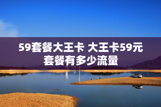 59套餐大王卡 大王卡59元套餐有多少流量
