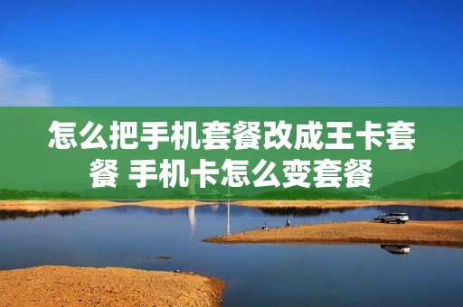 怎么把手机套餐改成王卡套餐 手机卡怎么变套餐