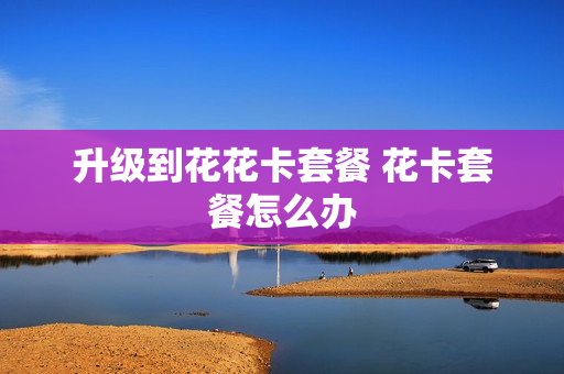 升级到花花卡套餐 花卡套餐怎么办