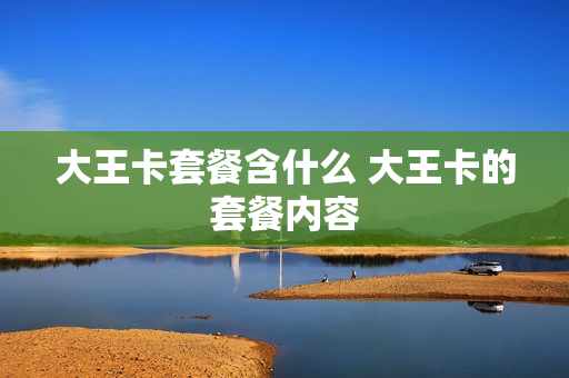 大王卡套餐含什么 大王卡的套餐内容