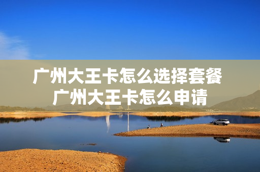广州大王卡怎么选择套餐 广州大王卡怎么申请