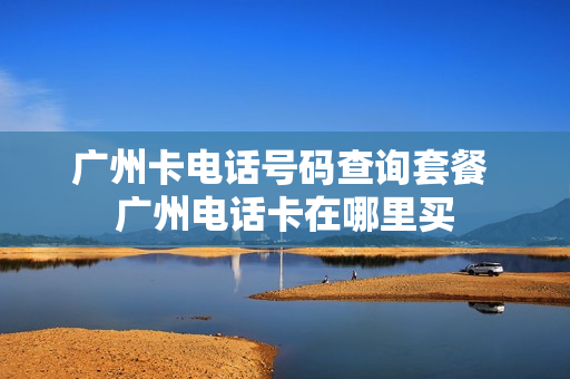 广州卡电话号码查询套餐 广州电话卡在哪里买