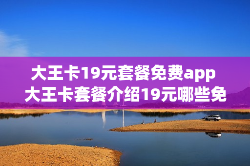 大王卡19元套餐免费app 大王卡套餐介绍19元哪些免流量