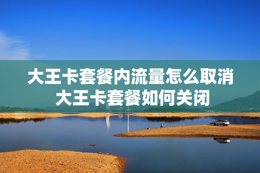 大王卡套餐内流量怎么取消 大王卡套餐如何关闭