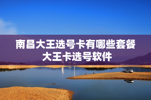 南昌大王选号卡有哪些套餐 大王卡选号软件