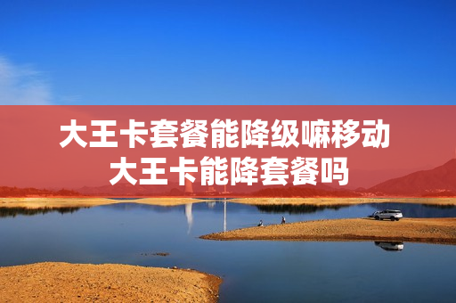 大王卡套餐能降级嘛移动 大王卡能降套餐吗