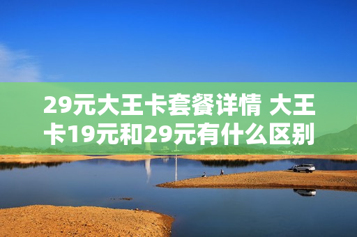 29元大王卡套餐详情 大王卡19元和29元有什么区别