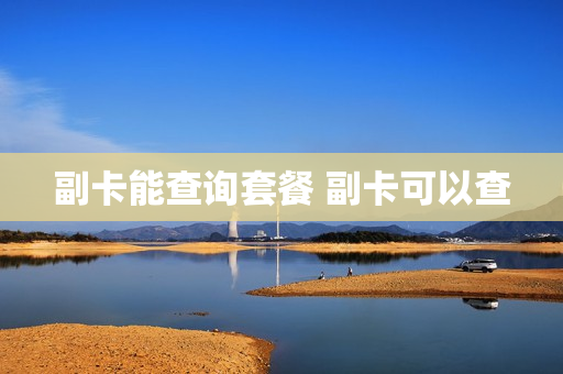 副卡能查询套餐 副卡可以查
