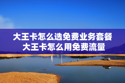 大王卡怎么选免费业务套餐 大王卡怎么用免费流量
