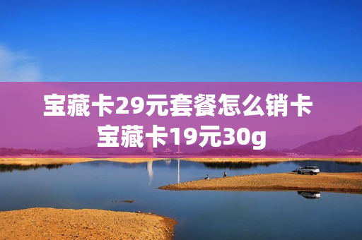 宝藏卡29元套餐怎么销卡 宝藏卡19元30g