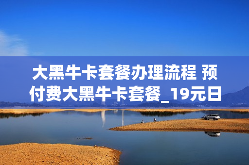 大黑牛卡套餐办理流程 预付费大黑牛卡套餐_19元日租800m档