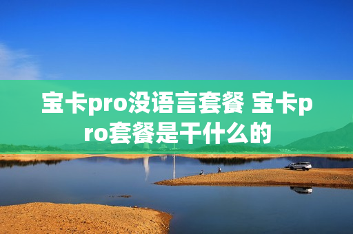 宝卡pro没语言套餐 宝卡pro套餐是干什么的