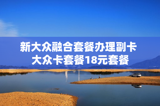 新大众融合套餐办理副卡 大众卡套餐18元套餐