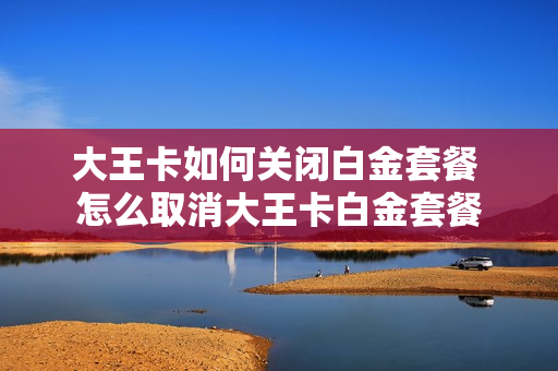 大王卡如何关闭白金套餐 怎么取消大王卡白金套餐