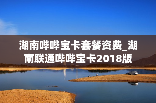 湖南哔哔宝卡套餐资费_湖南联通哔哔宝卡2018版